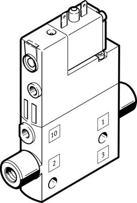 Festo CPE10-M1BH-3GLS-M5 196848