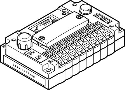 Festo CPV14-GE-DI02-8 546190 | Festo Components For ... pepperl fuchs wiring diagram 