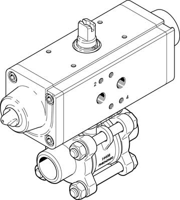 Festo VZBA-21/2"-WW-63-T-22-F& 1774111