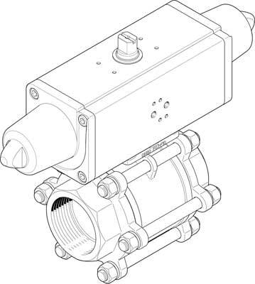 Festo VZBA-4"-GG-63-T-22-F10-& 1758079