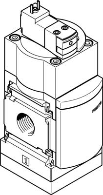 Festo MS6-SV-1/2-C-10V24-S 8001469