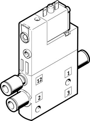 Festo CPE14-M1BH-3OLS-QS-6 196893