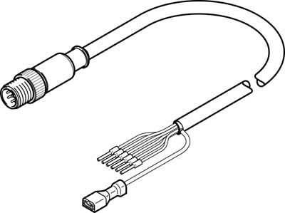 Festo NEBM-M12G8-E-1.5-Q5-LE6 1449600