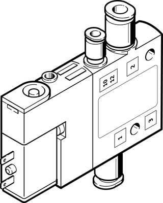 Festo CPE10-M1BH-3GLS-QS-4 196849